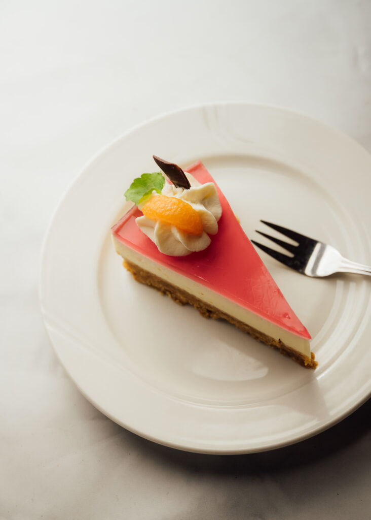 Ostekake med gelelokk