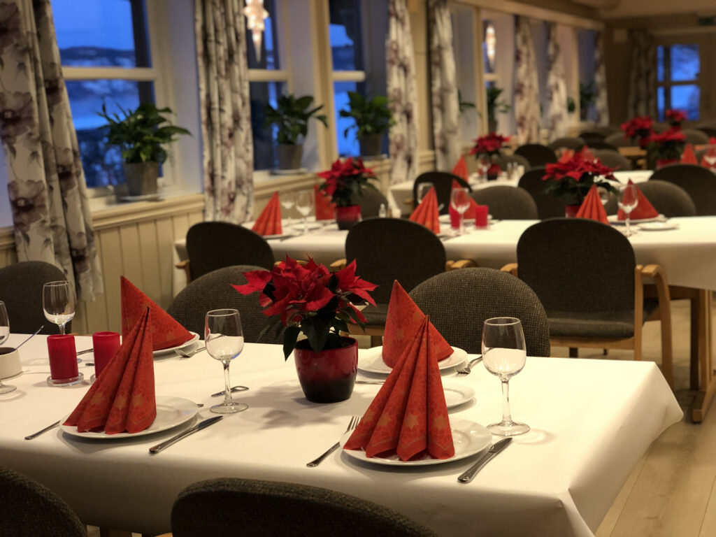 Selskapslokale nede jul