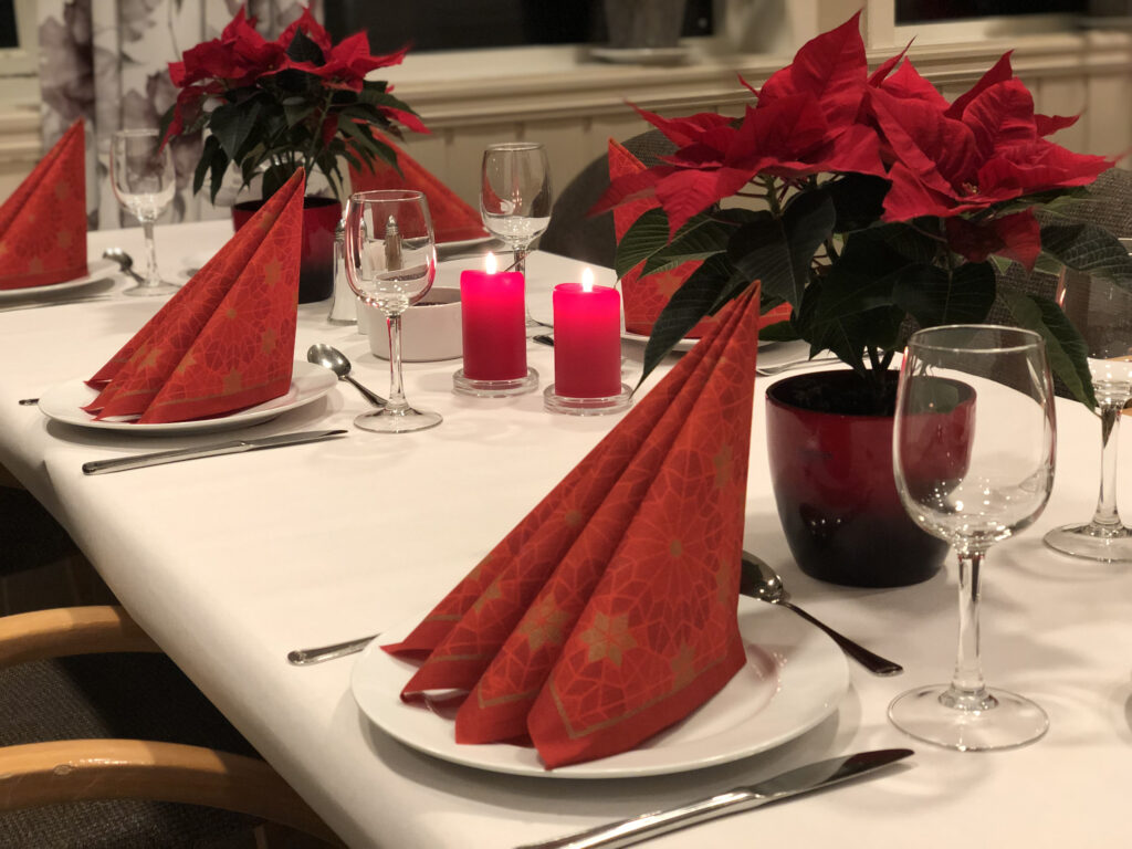 Selskapslokale nede jul